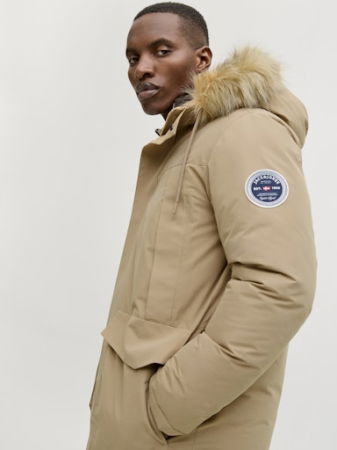 Geci si Jachete - Jack Jones Geaca De Iarna Crem  Barbati