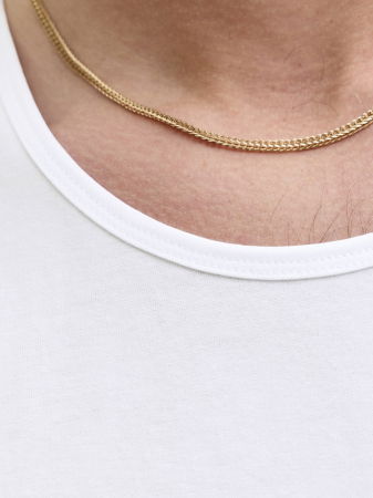 BARBATI - Jack Jones Maiou Alb Regular Barbati