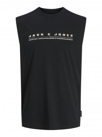 ОДЕЖДА - Jack Jones Мужская Майка Чёрная 