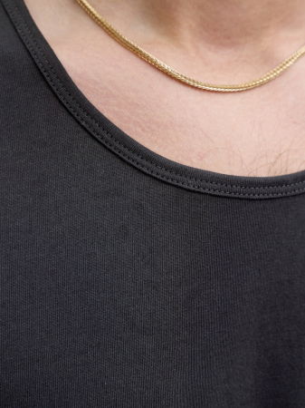 BARBATI - Jack Jones Maiou Negru Regular Barbati