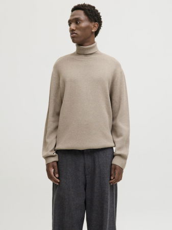 JACK&JONES Мужская Водолазка Серая  [1]