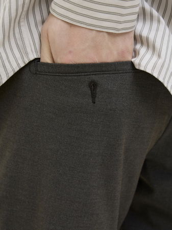 BARBATI - Jack Jones Pantaloni Gri Inchis Slim Barbati