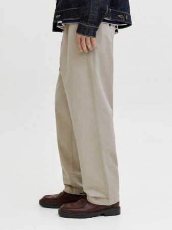 BARBATI - Jack Jones Pantaloni Gri Inchis Loose Barbati