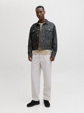 BARBATI - Jack Jones Pantaloni Negri Loose Barbati