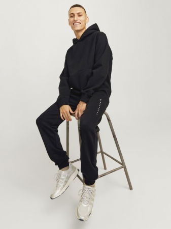 Pantaloni - Jack Jones Pantaloni Negri Regular Barbati