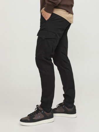 BARBATI - Jack Jones Pantaloni Negri Slim Barbati