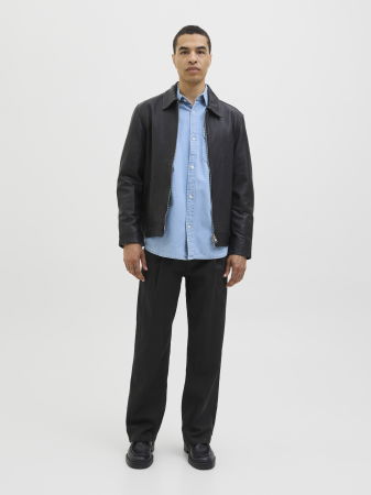 Pantaloni - Jack Jones Pantaloni Negri Wide Barbati