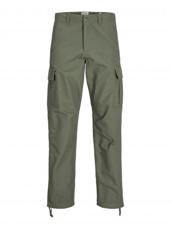 IMBRACAMINTE - Jack Jones Pantaloni Verde Masliniu Relaxed Barbati