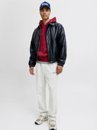 BARBATI - Jack Jones Pantaloni Albi Relaxed Barbati