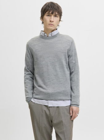 Pulovere si Cardigane - Jack Jones Pulover Gri Deschis  Barbati