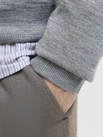 BARBATI - Jack Jones Pulover Gri Deschis  Barbati