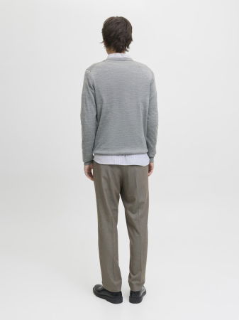 BARBATI - Jack Jones Pulover Gri Deschis  Barbati