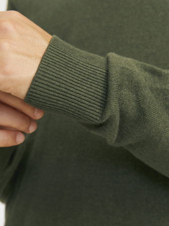 BARBATI - Jack Jones Pulover Haki  Barbati