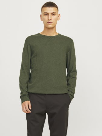 Pulovere si Cardigane - Jack Jones Pulover Haki  Barbati