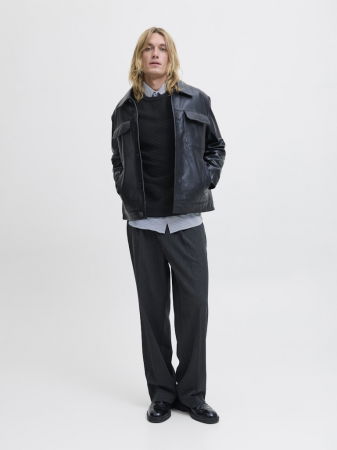 BARBATI - Jack Jones Pulover Negru  Barbati