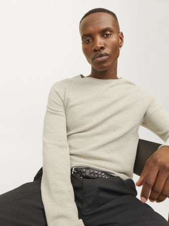 BARBATI - Pulover Bej Barbati