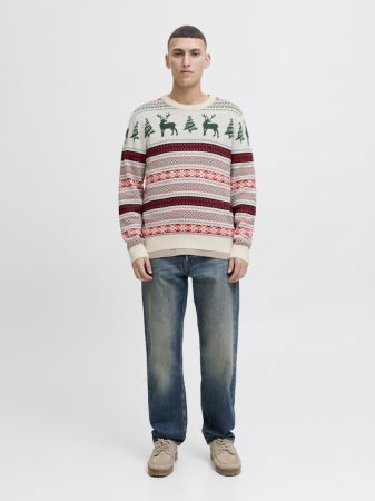 Pulovere si Cardigane - JACK&JONES Pulover Verde  Barbati