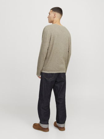 BARBATI - Jack Jones Pulover Bej  Barbati