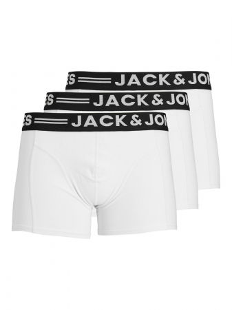 ACCESORII - JACK&JONES Set Lenjerie Alba  Barbati