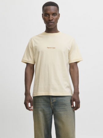 BARBATI - Jack Jones Tricou Bej  Barbati