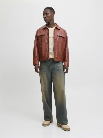 BARBATI - Jack Jones Tricou Bej  Barbati