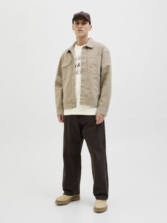 МУЖЧИНЫ - Jack Jones Мужская Футболка Кремовая 