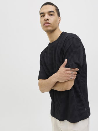 BARBATI - Jack Jones Tricou Negru  Barbati