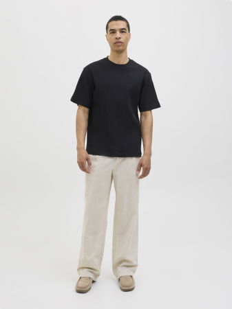 BARBATI - Jack Jones Tricou Negru  Barbati