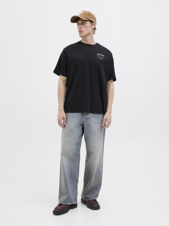 Tricouri si Polo - Jack Jones Tricou Negru  Barbati