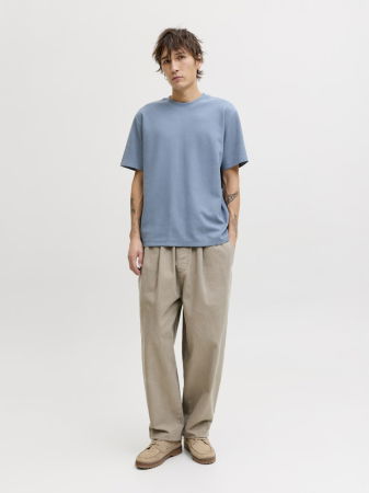 BARBATI - Tricou Albastru Relaxed Barbati