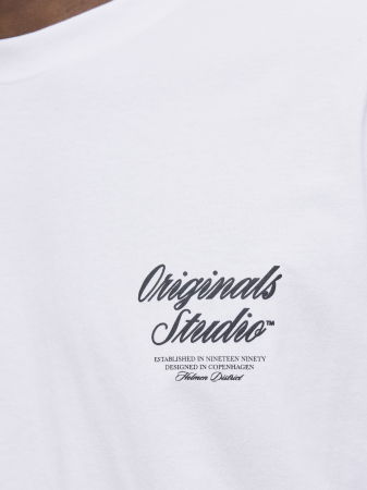 IMBRACAMINTE - Jack Jones Tricou Alb  Barbati