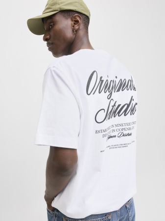 IMBRACAMINTE - Jack Jones Tricou Alb  Barbati