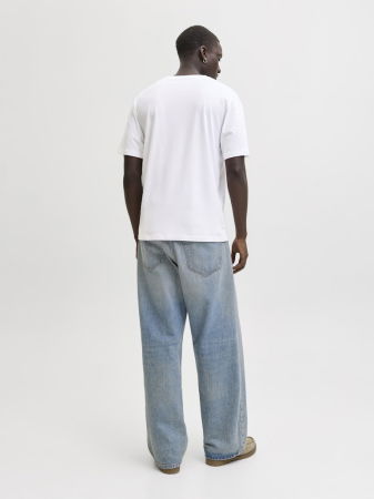 МУЖЧИНЫ - Jack Jones Мужская Футболка Белая Regular