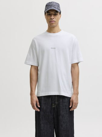 МУЖЧИНЫ - Jack Jones Мужская Футболка Белая Relaxed