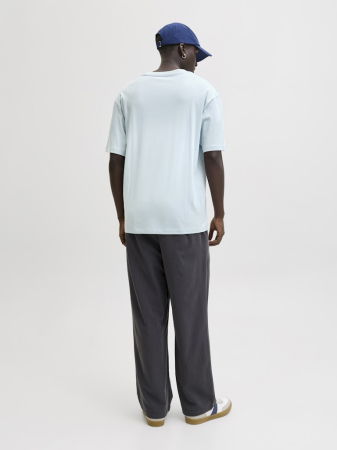 BARBATI - Jack Jones Tricou Albastru Deschis Relaxed Barbati