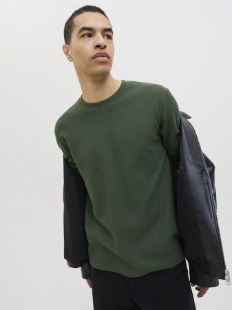 BARBATI - Jack Jones Tricou Haki  Barbati