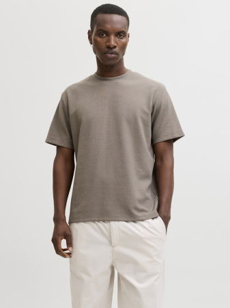 BARBATI - Tricou Gri Deschis Relaxed Barbati