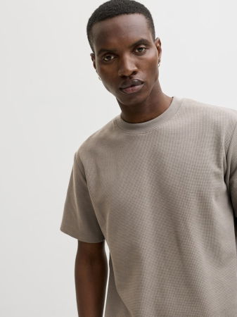 BARBATI - Tricou Gri Deschis Relaxed Barbati