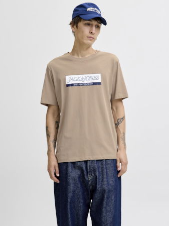 Tricouri si Polo - Jack Jones Tricou Bej  Barbati