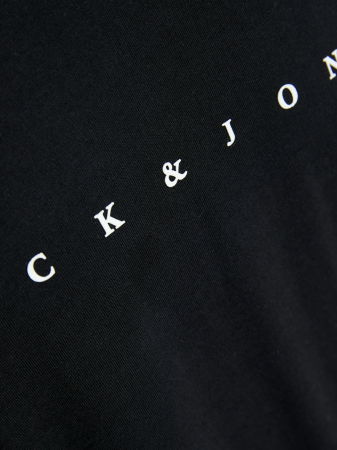 BARBATI - Jack Jones Tricou Negru  Barbati