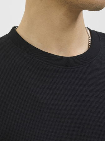 BARBATI - Tricou Negru Relaxed Barbati