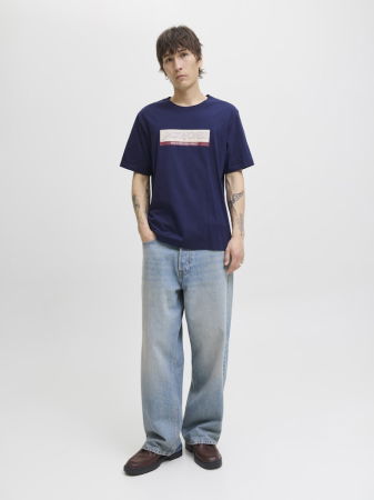 Tricouri si Polo - Jack Jones Tricou Navy  Barbati