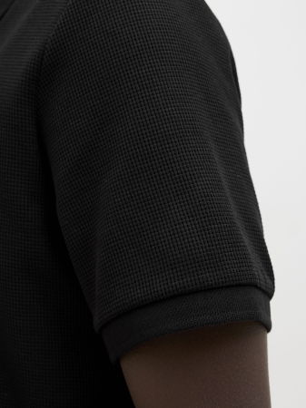 BARBATI - Jack Jones Tricou Polo Negru Standard Barbati