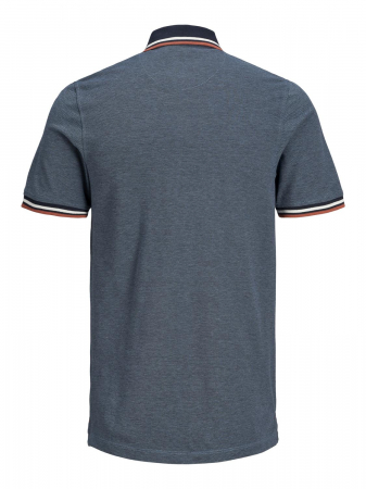 BARBATI - Jack Jones Tricou Polo Albastru Slim Barbati
