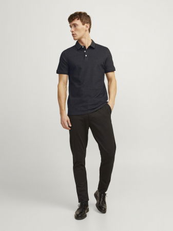 Jack Jones Tricou Polo Gri Inchis Slim Barbati [5]