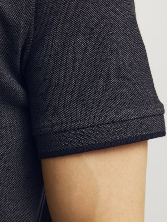 BARBATI - Jack Jones Tricou Polo Gri Inchis Slim Barbati