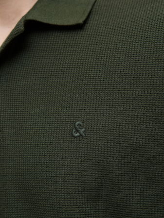 BARBATI - Jack Jones Tricou Polo Haki  Barbati