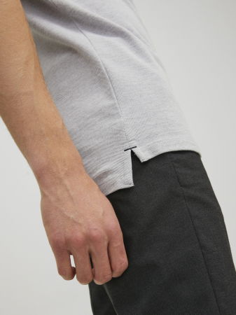 Jack Jones Tricou Polo Gri Deschis Slim Barbati [5]