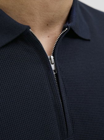 BARBATI - Tricou Polo Navy Regular Barbati