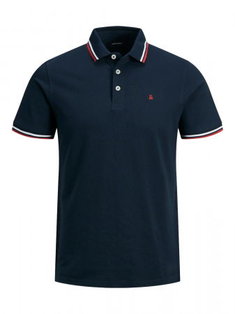 Jack Jones Tricou Polo Navy Slim Barbati [6]